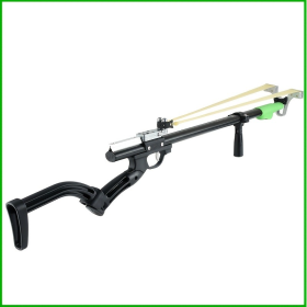 Sports Shooting Long Pole Foldable Slingshot, Outdoor Hunting Slingshot, Powerful  Slingshot Set