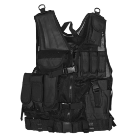 Big & Tall Mach 1 Tactical Vest - Black