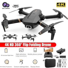 4DRC V4 Drone with 1080P HD Camera for Adults and Kids, Foldable Quadcopter with Wide Angle FPV Live Video, Trajectory Flight, App Control