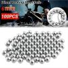 Xemussa 100pcs 6mm steel balls, iron balls, precision steel bearing balls, suitable for slingshots and bicycle bearings